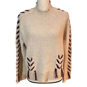 Jigsaw Braided Cable Sweater Sz-XS